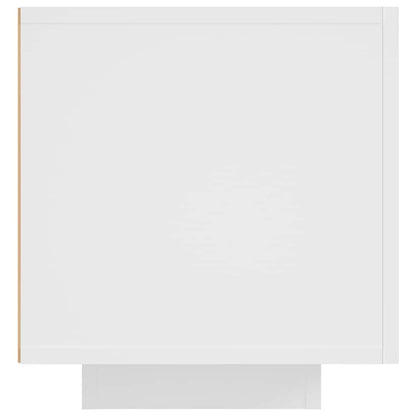 TV-Schrank mit LED-Leuchten Weiß 160x35x40 cm