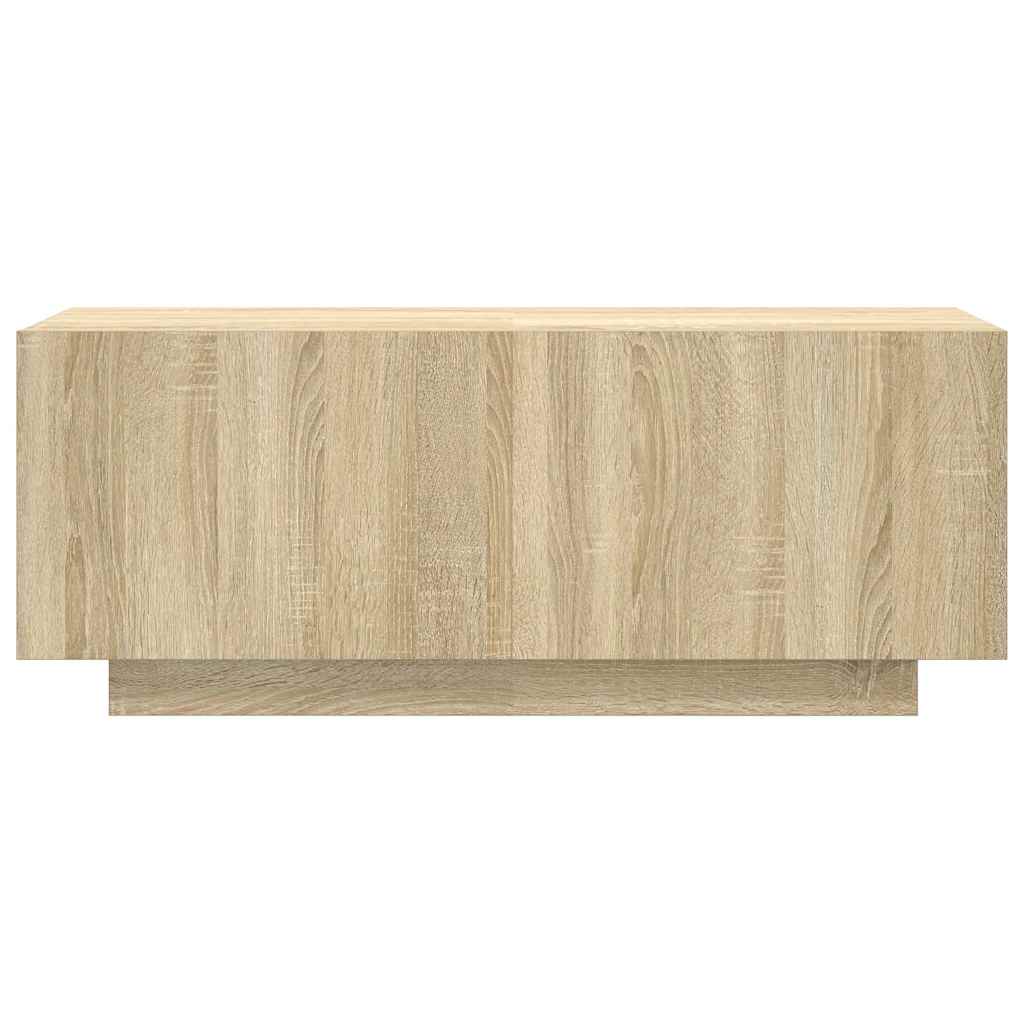 Meuble TV chêne Sonoma 100x35x40 cm matériau bois