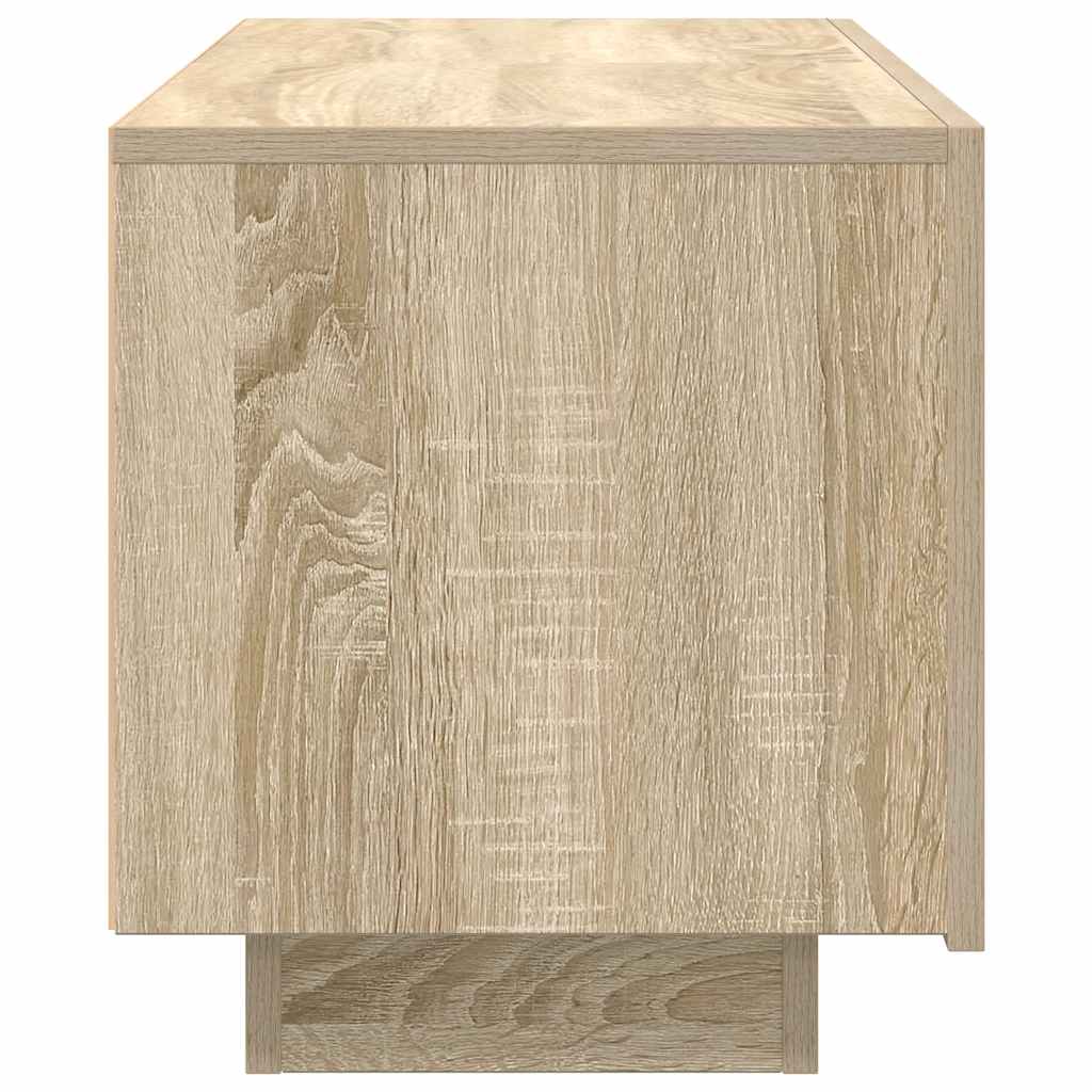 Meuble TV chêne Sonoma 100x35x40 cm matériau bois