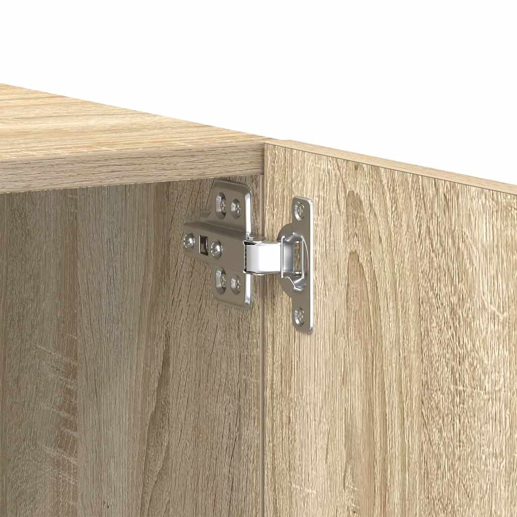 Meuble TV chêne Sonoma 100x35x40 cm matériau bois