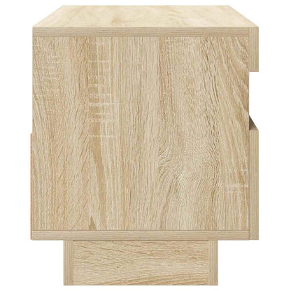 TV-Schrank mit LED-Leuchten Sonoma-Eiche 80x35x40 cm