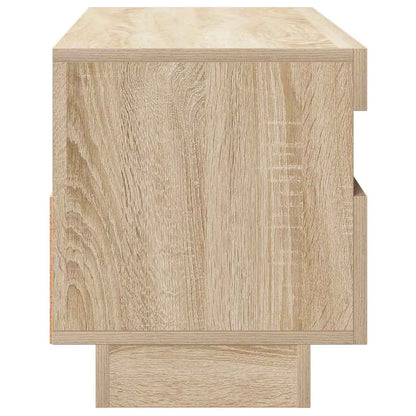 TV-Schrank mit LED-Leuchten Sonoma-Eiche 100x35x40 cm