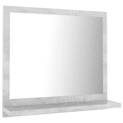 Badspiegel Betongrau 40x10,5x37 cm Holzwerkstoff