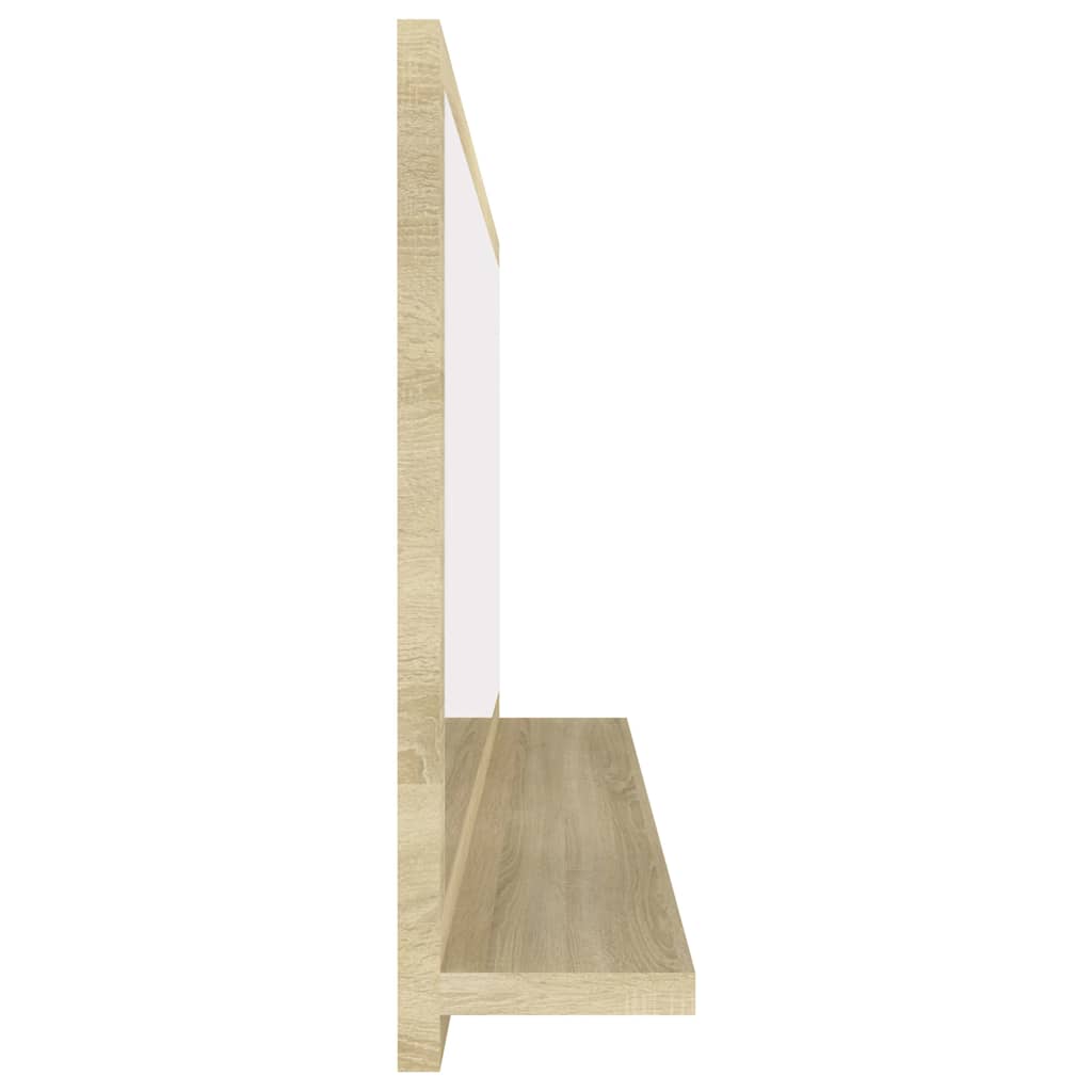 Badspiegel Sonoma-Eiche 90x10,5x37 cm Holzwerkstoff