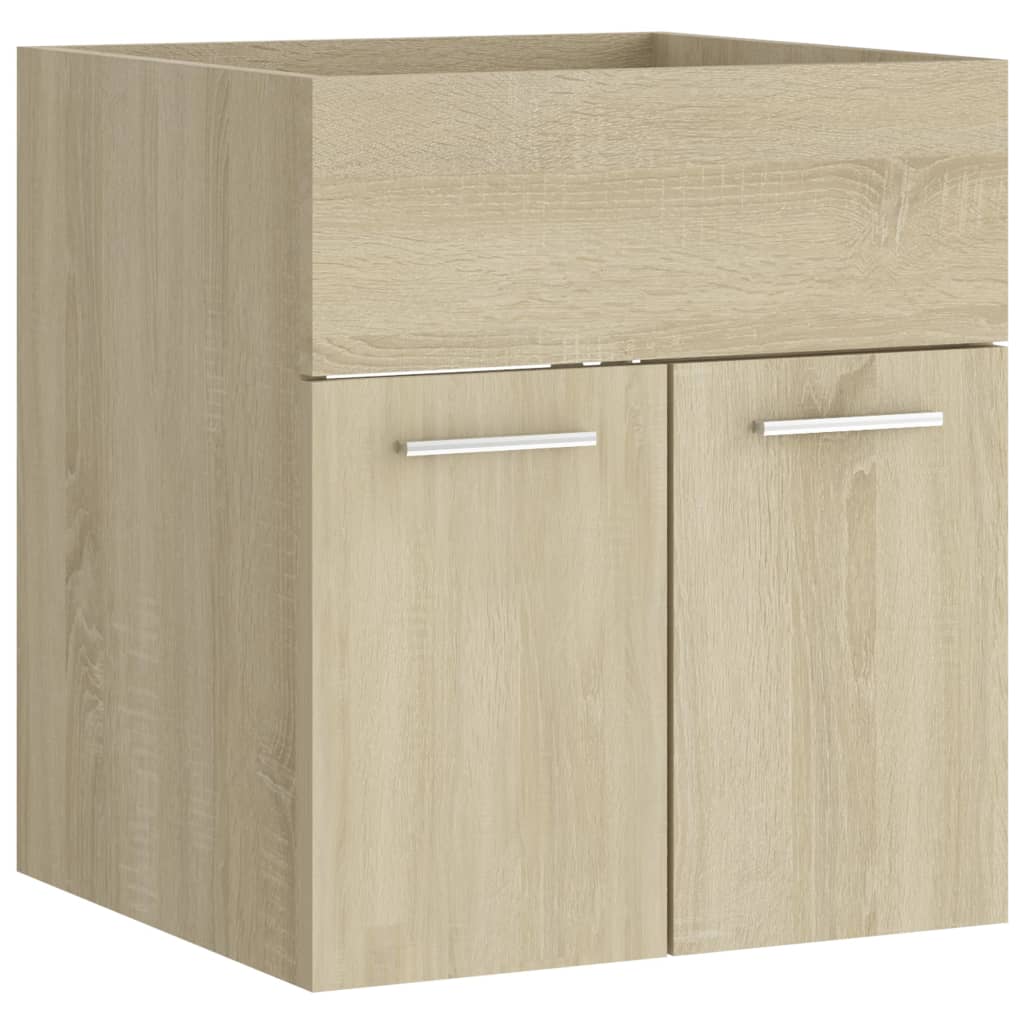 Waschbeckenunterschrank Sonoma-Eiche 41x38,5x46cm Holzwerkstoff