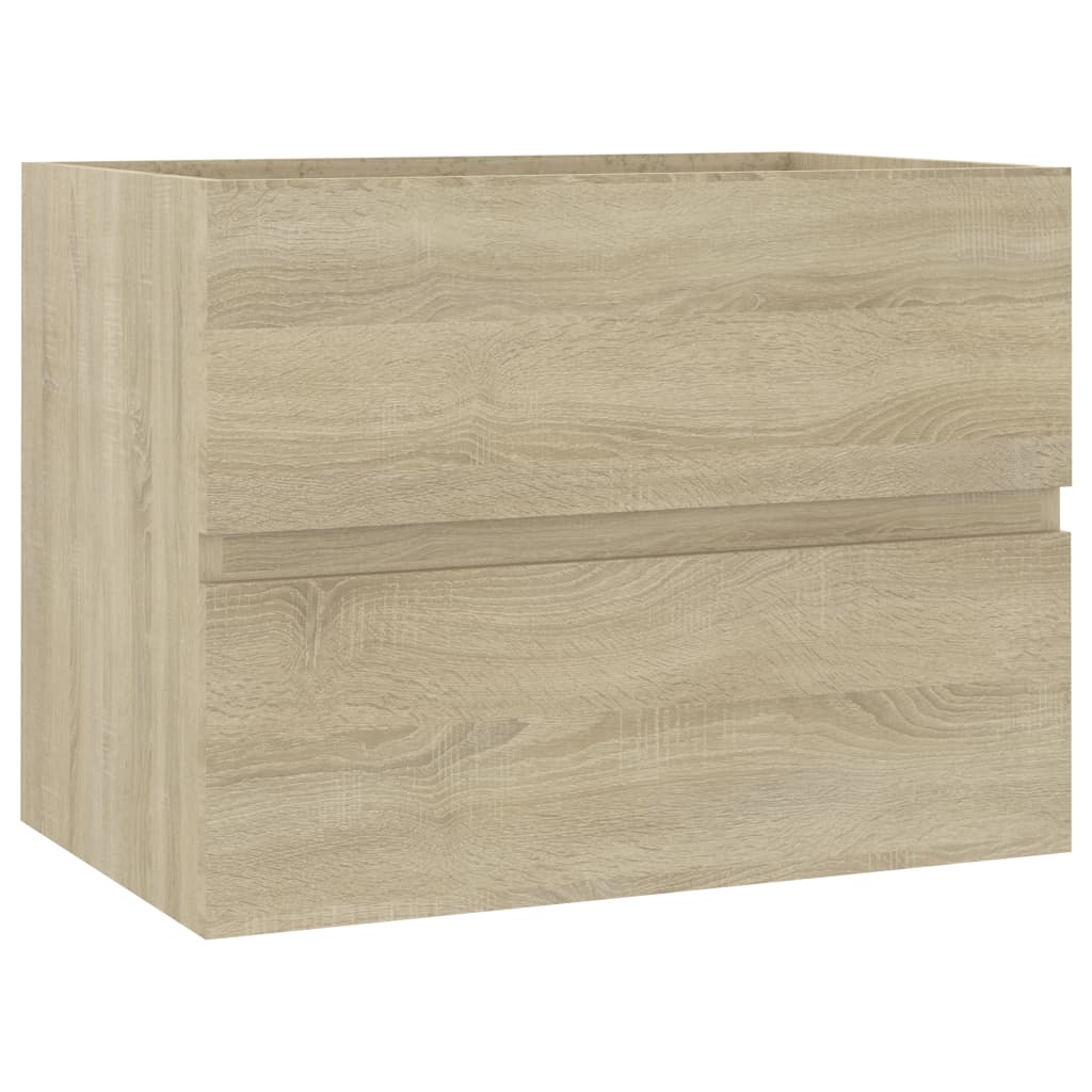 Waschbeckenunterschrank Sonoma-Eiche 60x38,5x45cm Holzwerkstoff