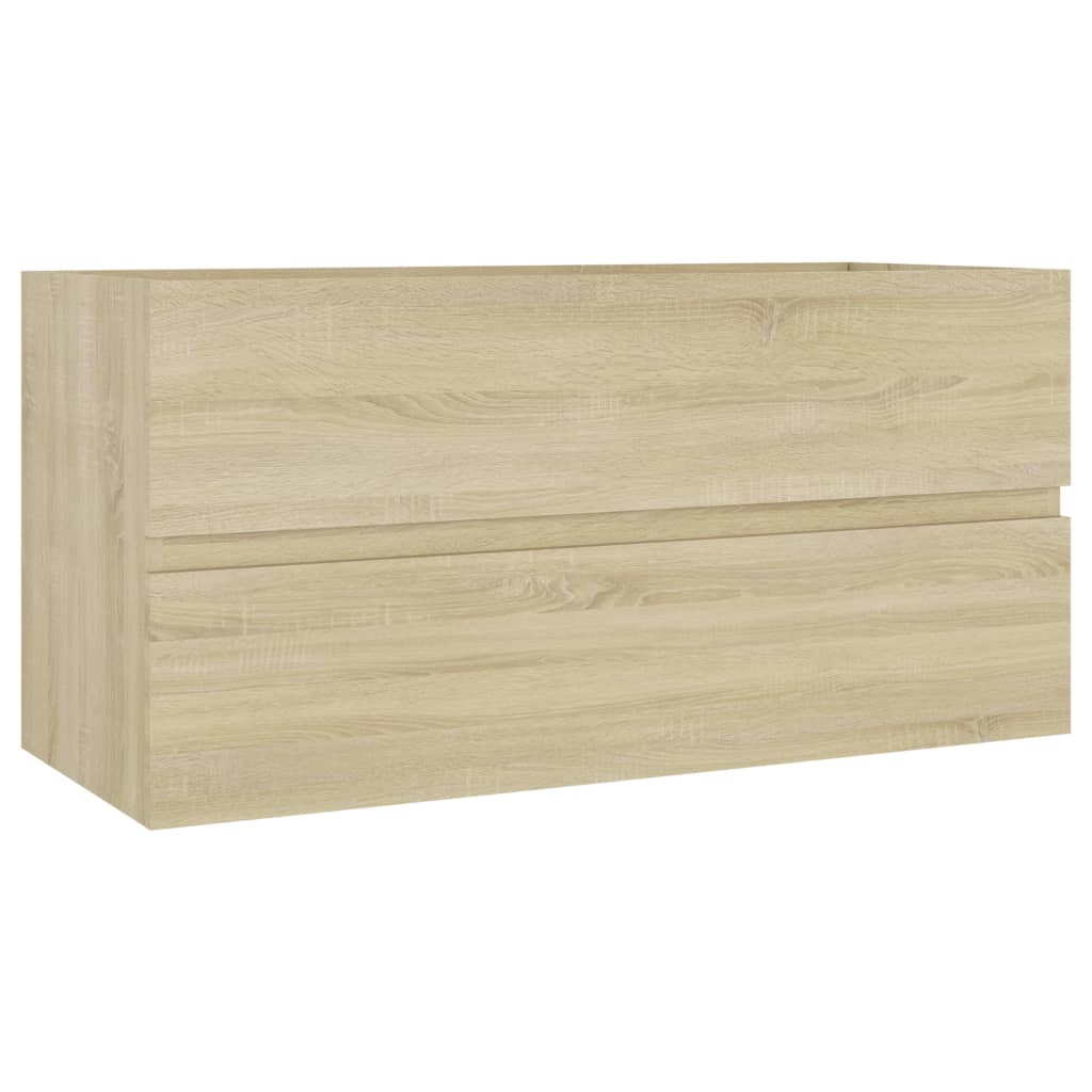 Meuble vasque chêne Sonoma 90x38,5x45cm matière bois