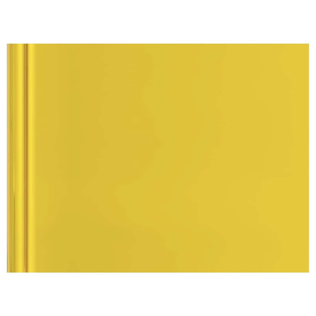 Selbstklebende Möbelfolie Hochglanz-Golden 500x90 cm PVC