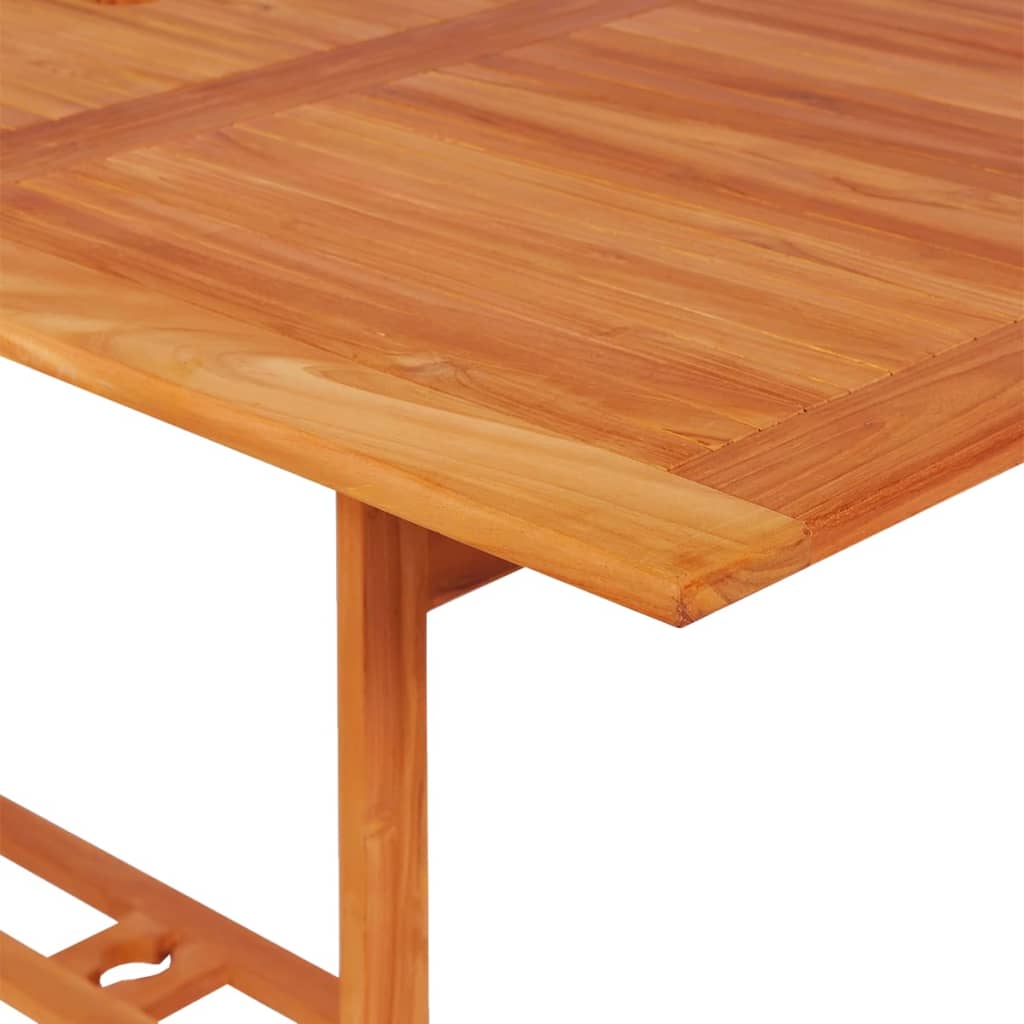 7-tlg. Garten-Essgruppe mit Kissen Massivholz Teak