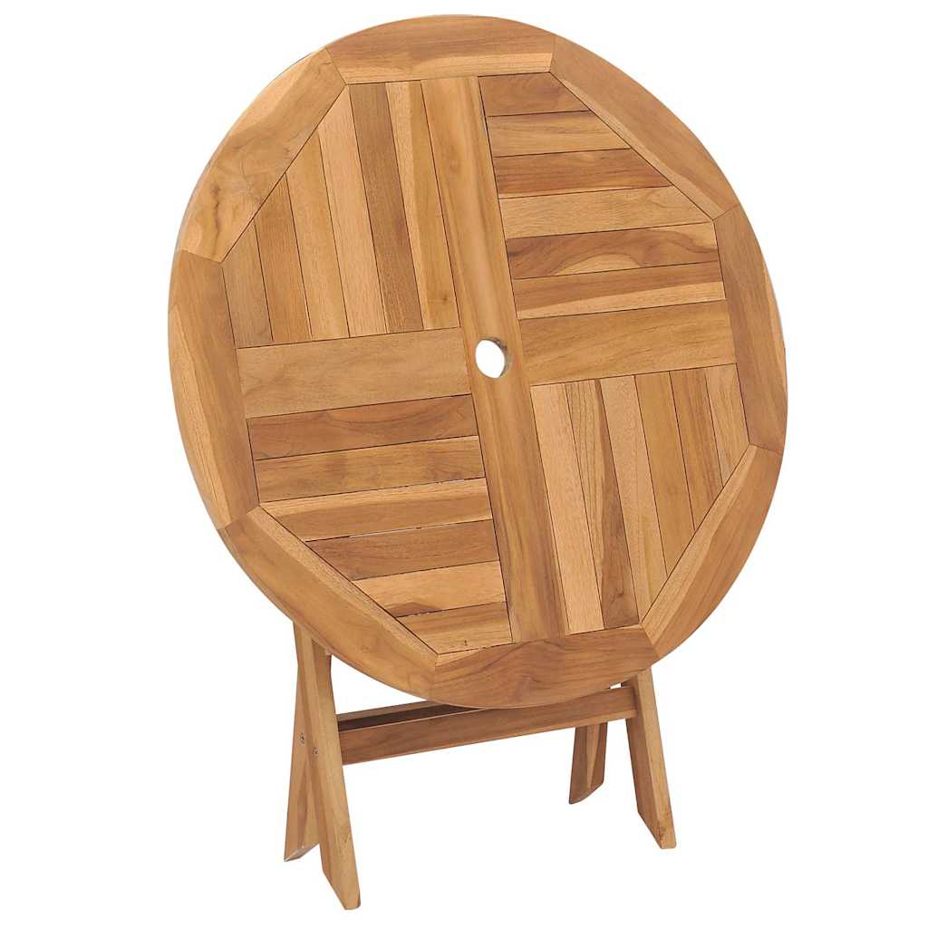 5-tlg. Garten-Essgruppe Massivholz Teak