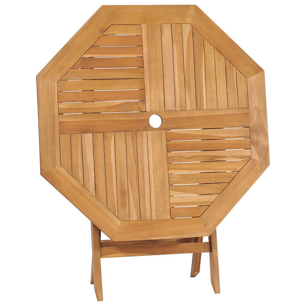 5-tlg. Garten-Essgruppe Massivholz Teak
