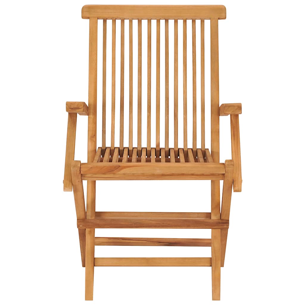 5-tlg. Garten-Essgruppe Massivholz Teak