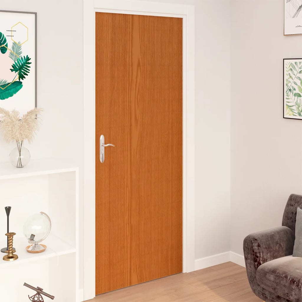 Türfolien Selbstklebend 4 Stk. Helle Eiche 210x90 cm PVC
