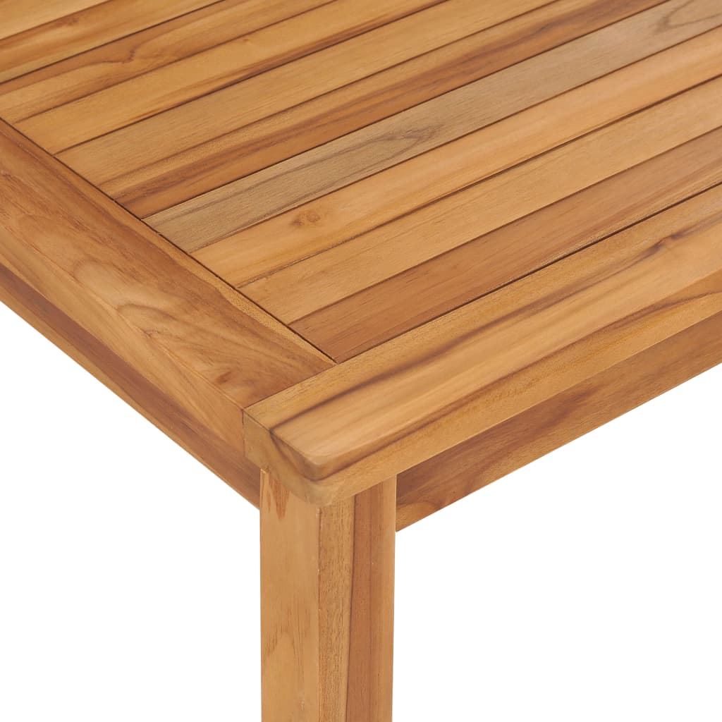 5-teiliges Garten-Ess-Set 120 x 70 cm Massivholz Teak