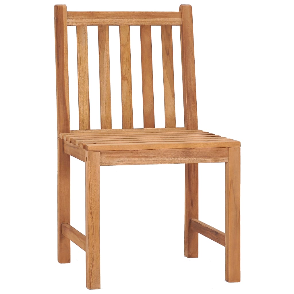 5-teiliges Garten-Ess-Set 120 x 70 cm Massivholz Teak