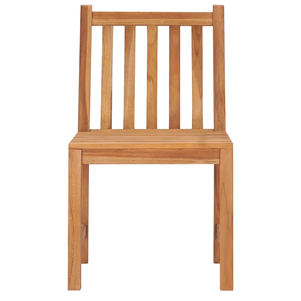 5-teiliges Garten-Ess-Set 120 x 70 cm Massivholz Teak