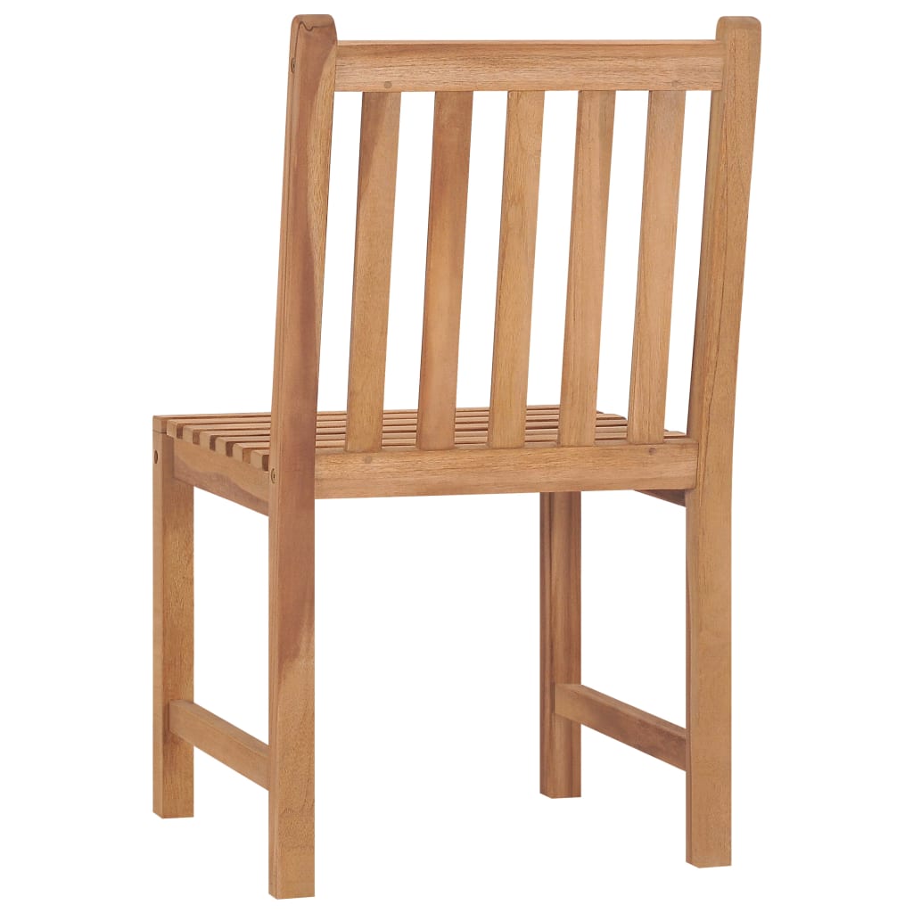 5-teiliges Garten-Ess-Set 120 x 70 cm Massivholz Teak