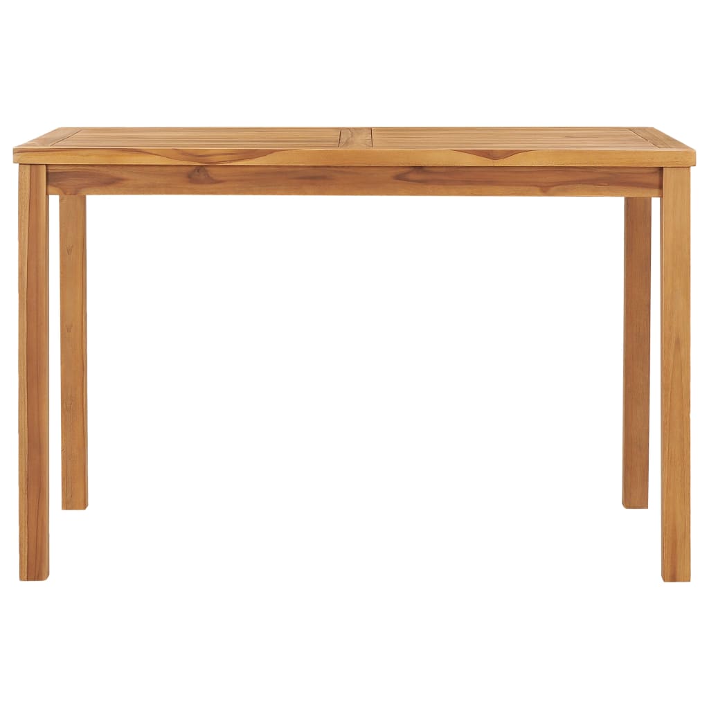 5-teiliges Garten-Ess-Set 120 x 70 cm Massivholz Teak