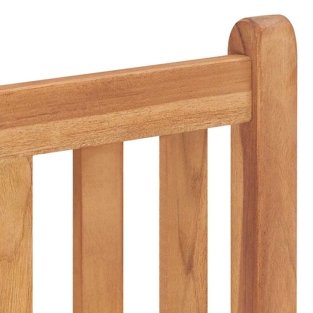 7-teiliges Garten-Ess-Set 140 x 80 cm Massivholz Teak