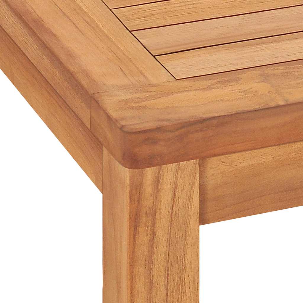 5-teiliges Garten-Ess-Set 140 x 80 cm Massivholz Teak