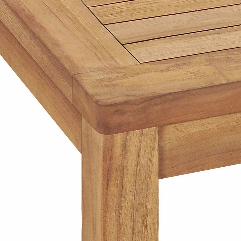 7-teiliges Garten-Ess-Set 140 x 80 cm Massivholz Teak