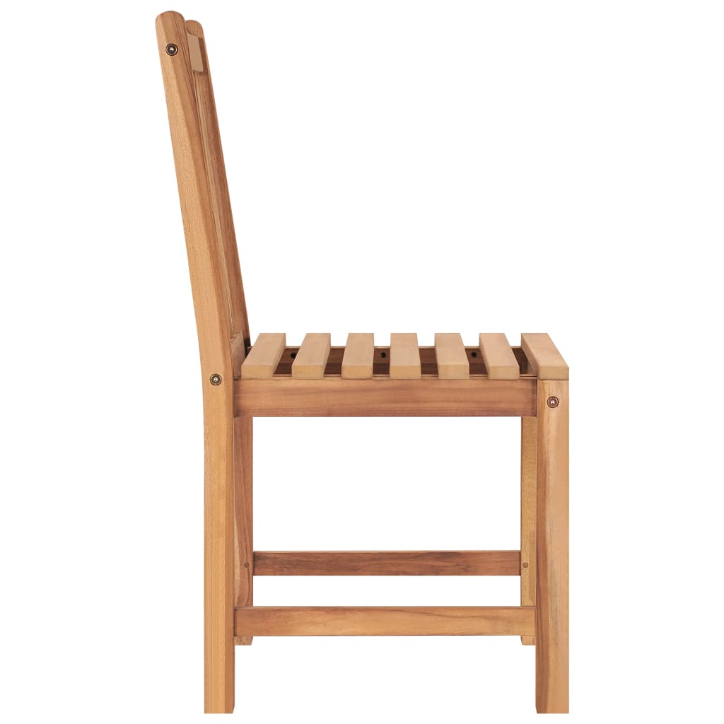 5-teiliges Garten-Ess-Set 150 x 90 cm Massivholz Teak