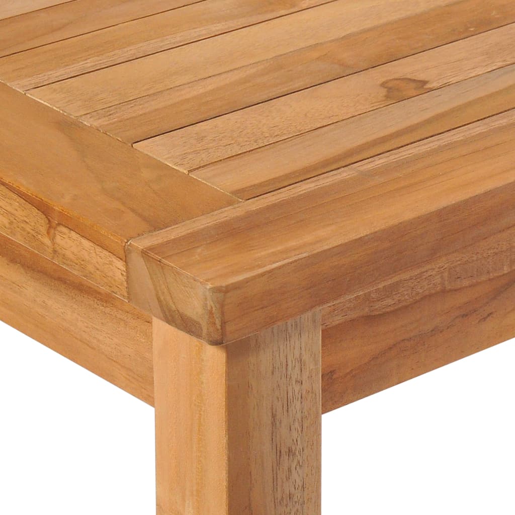 5-teiliges Garten-Ess-Set 150 x 90 cm Massivholz Teak