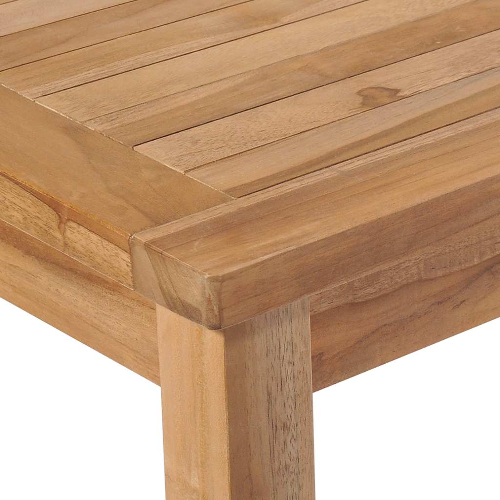 7-teiliges Garten-Ess-Set 150 x 90 cm Massivholz Teak