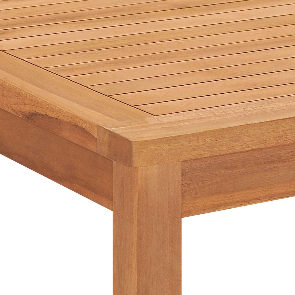 5-teiliges Garten-Ess-Set 160 x 80 cm Massivholz Teak