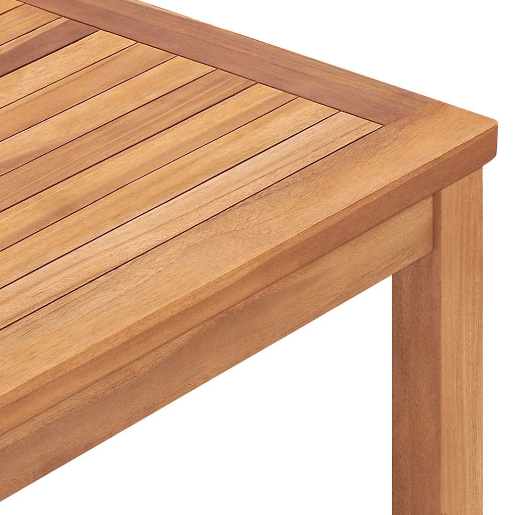 7-teiliges Garten-Ess-Set 160 x 80 cm Massivholz Teak