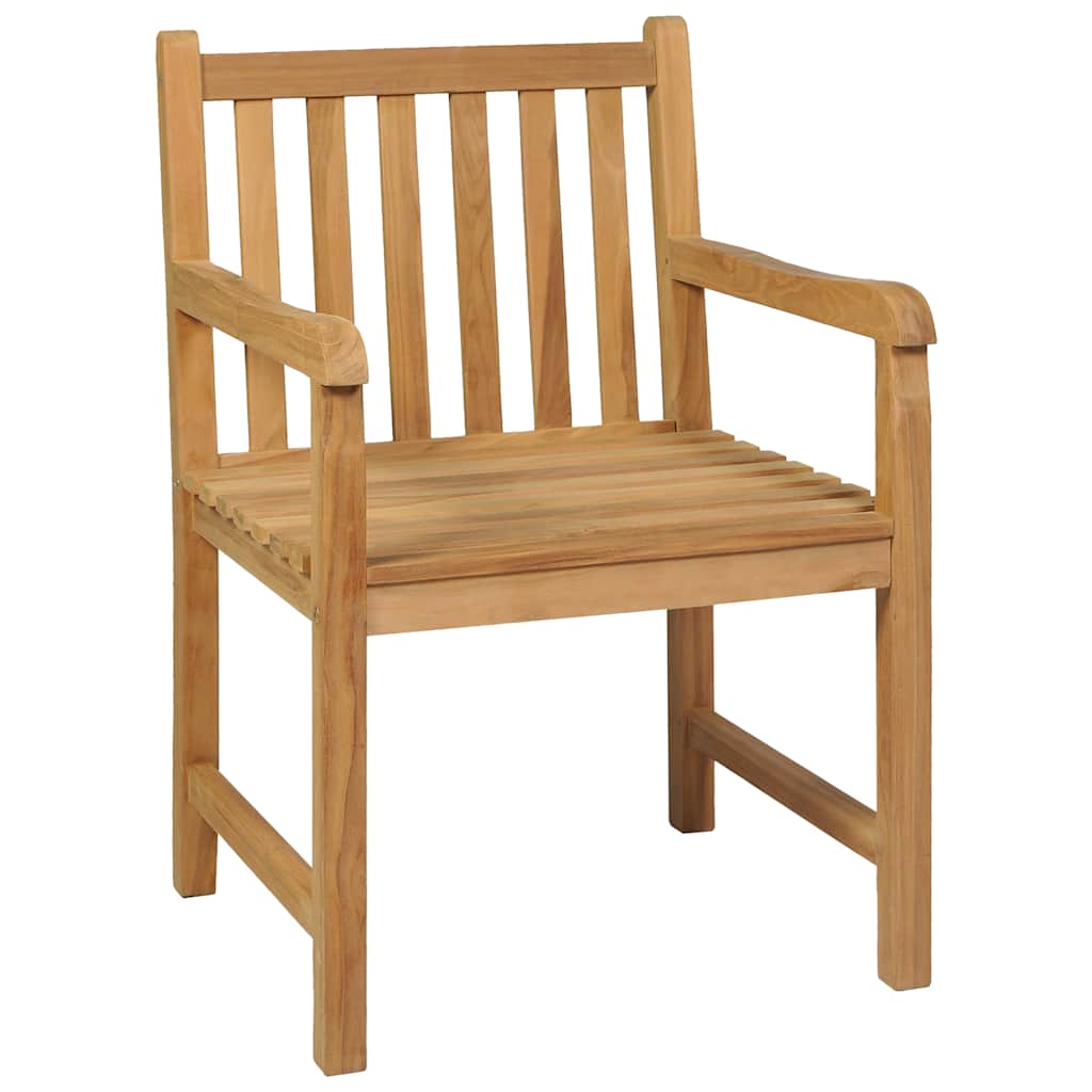 7-teiliges Garten-Ess-Set 160 x 80 cm Massivholz Teak