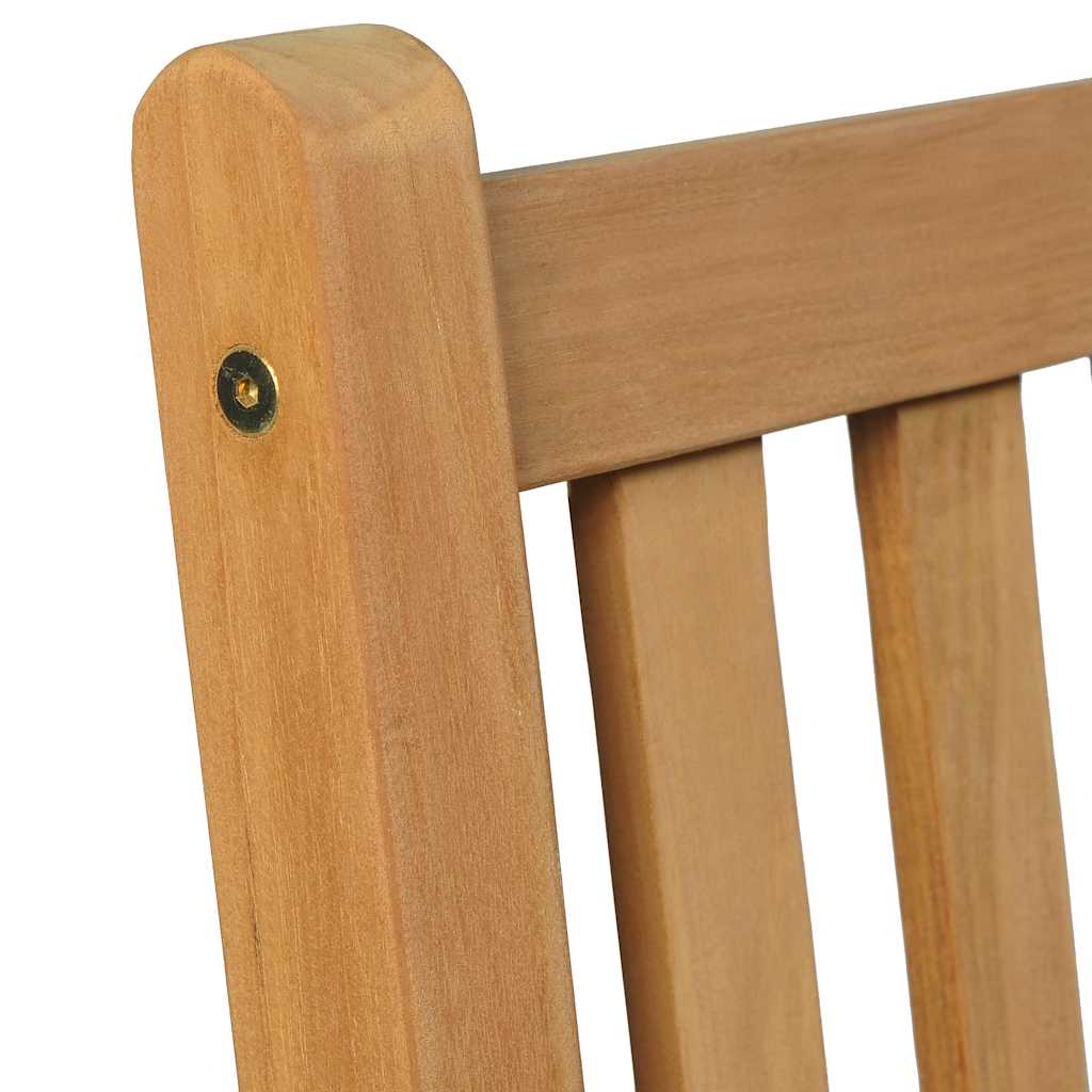 7-teiliges Garten-Ess-Set 160 x 80 cm Massivholz Teak