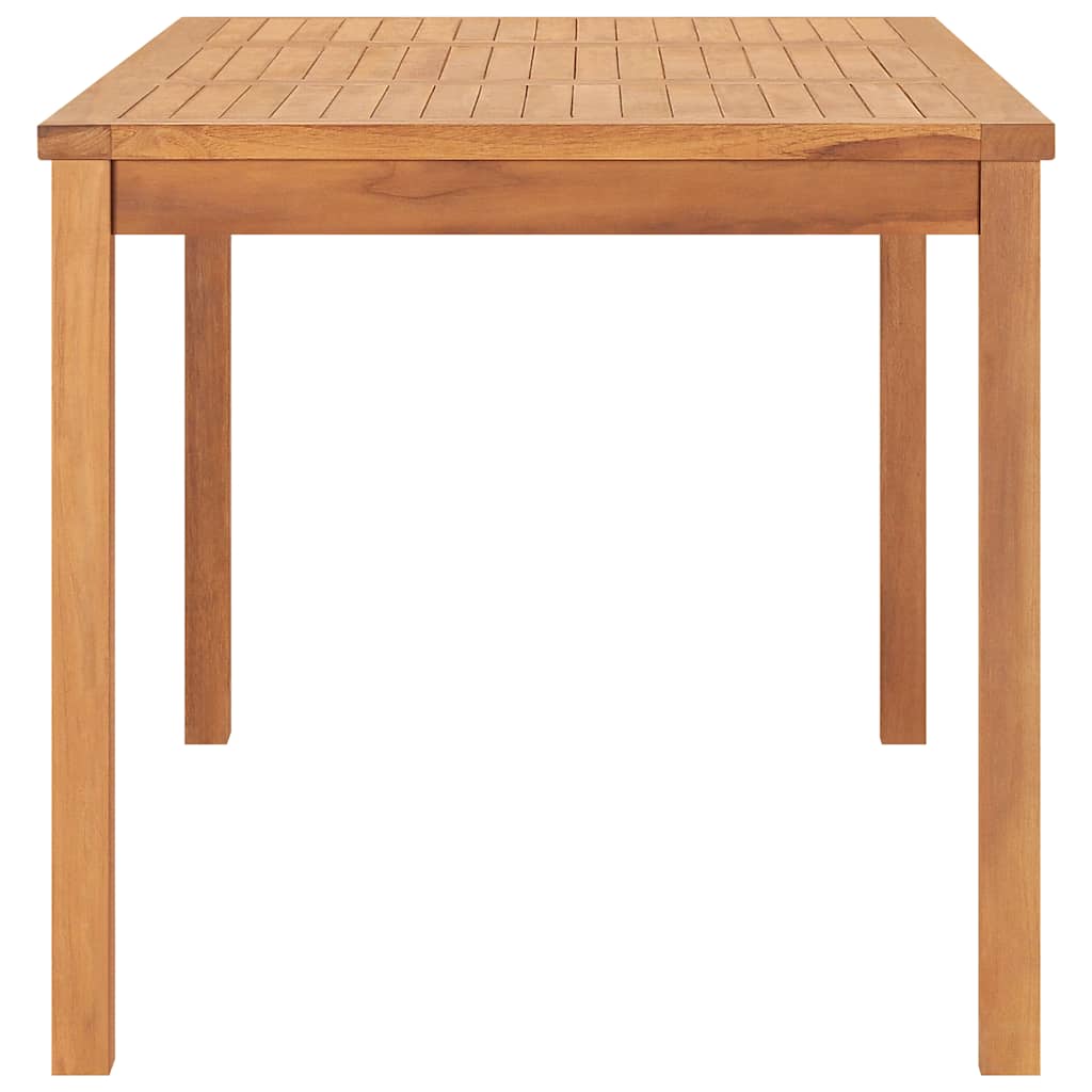 7-teiliges Garten-Ess-Set 160 x 80 cm Massivholz Teak