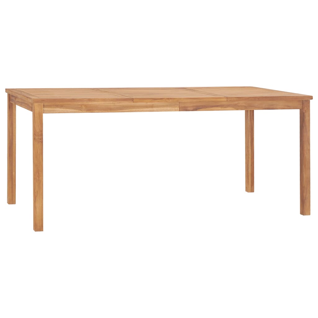 9-teiliges Garten-Ess-Set 180 x 90 cm Massivholz Teak
