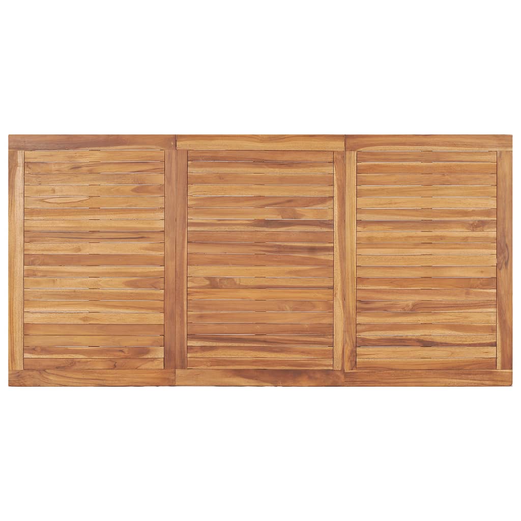 9-teiliges Garten-Ess-Set 180 x 90 cm Massivholz Teak
