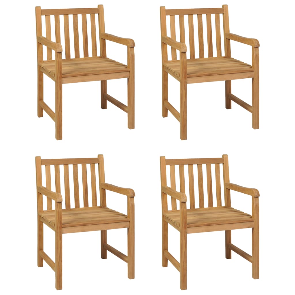5-teiliges Garten-Ess-Set 180 x 90 cm Massivholz Teak