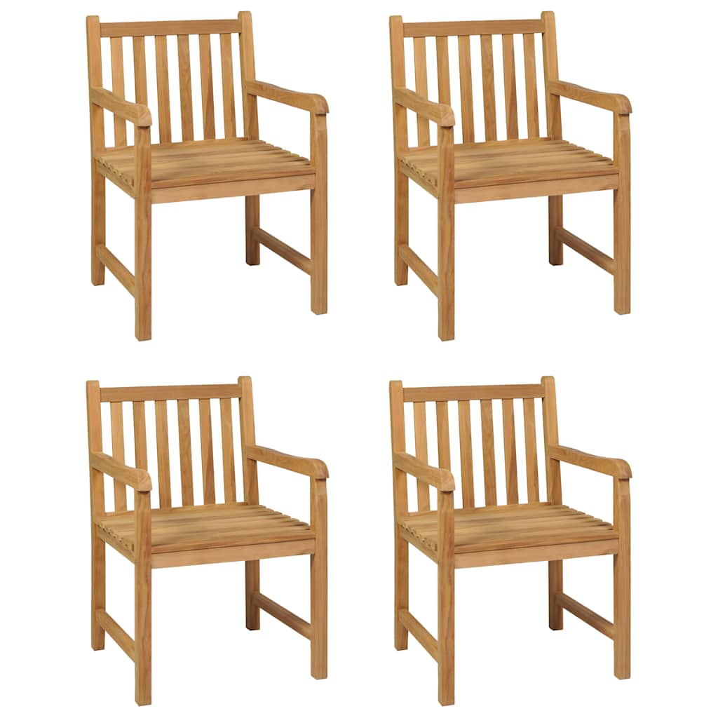 5-teiliges Garten-Ess-Set 180 x 90 cm Massivholz Teak
