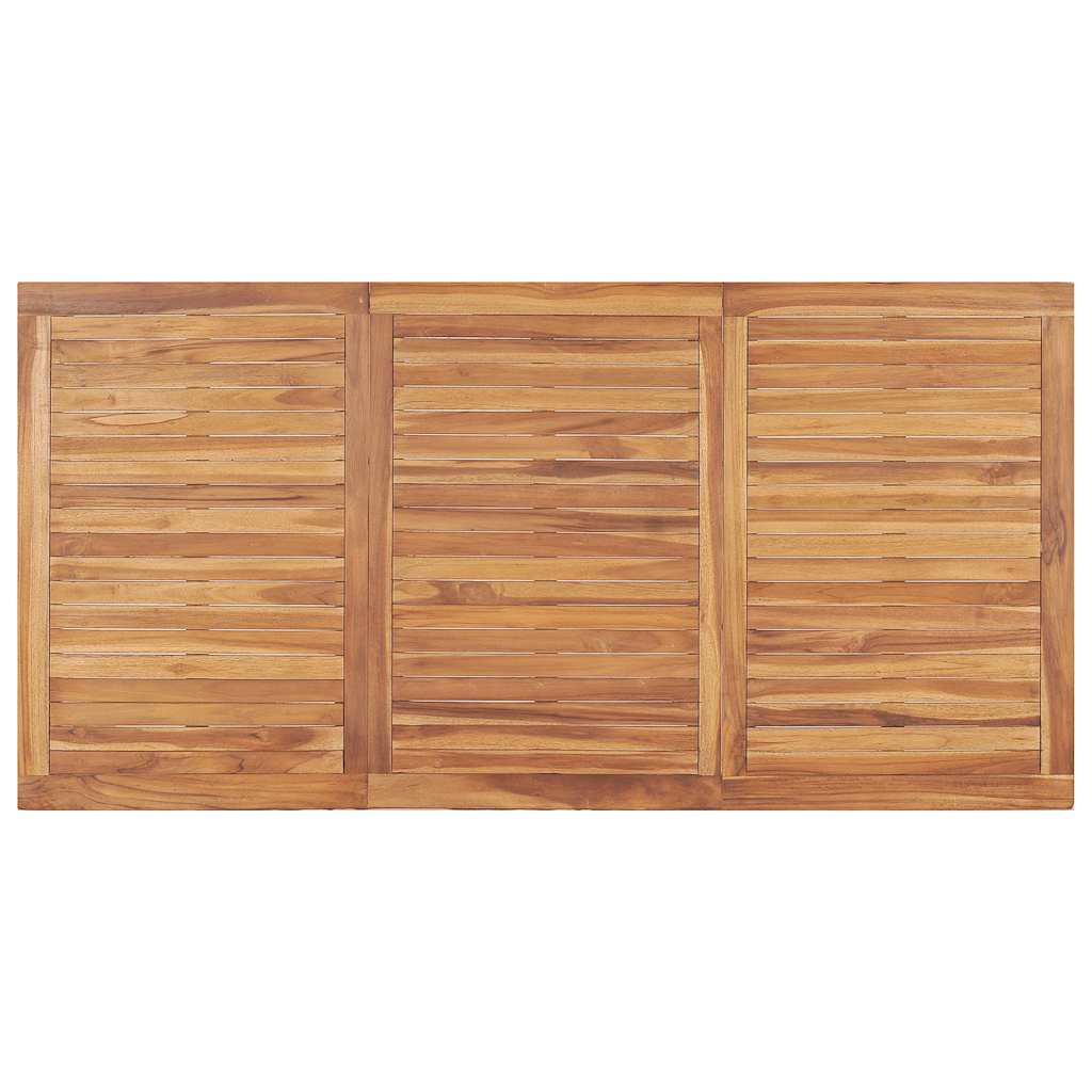 5-teiliges Garten-Ess-Set 180 x 90 cm Massivholz Teak