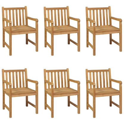 7-teiliges Garten-Ess-Set 180 x 90 cm Massivholz Teak