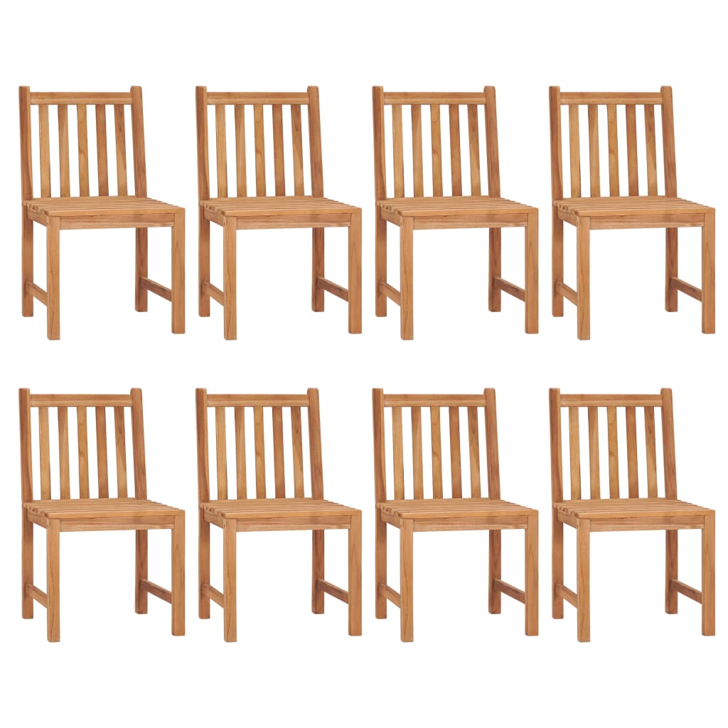 9-teiliges Garten-Ess-Set 200 x 100 cm Massivholz Teak