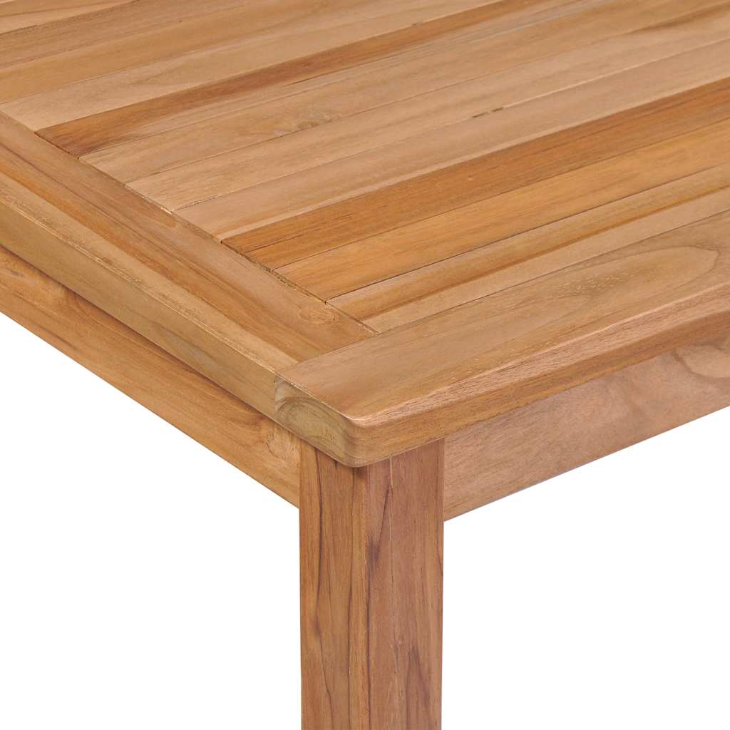 9-teiliges Garten-Ess-Set 200 x 100 cm Massivholz Teak