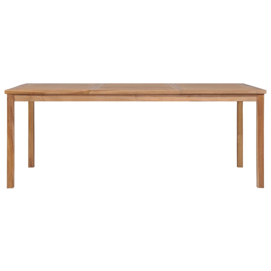 9-teiliges Garten-Ess-Set 200 x 100 cm Massivholz Teak
