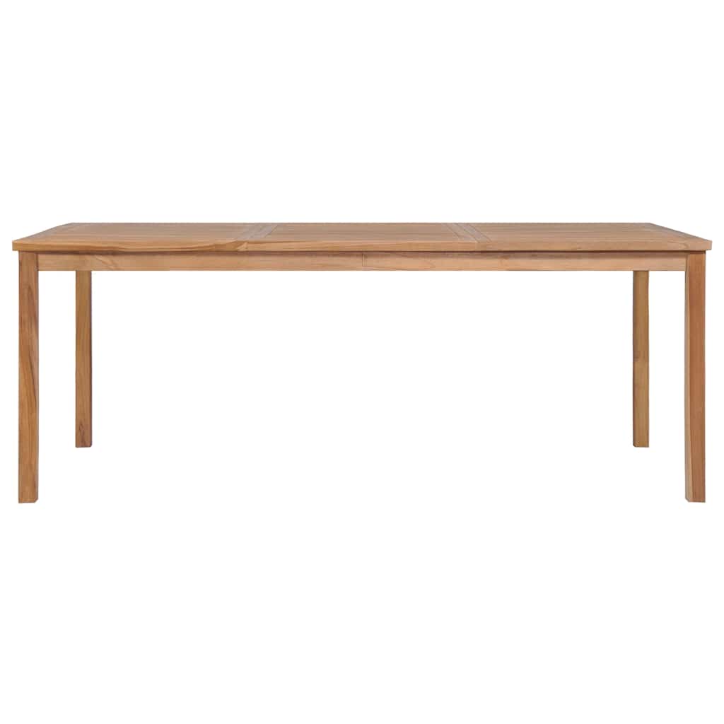 7-teiliges Garten-Ess-Set 200 x 100 cm Massivholz Teak
