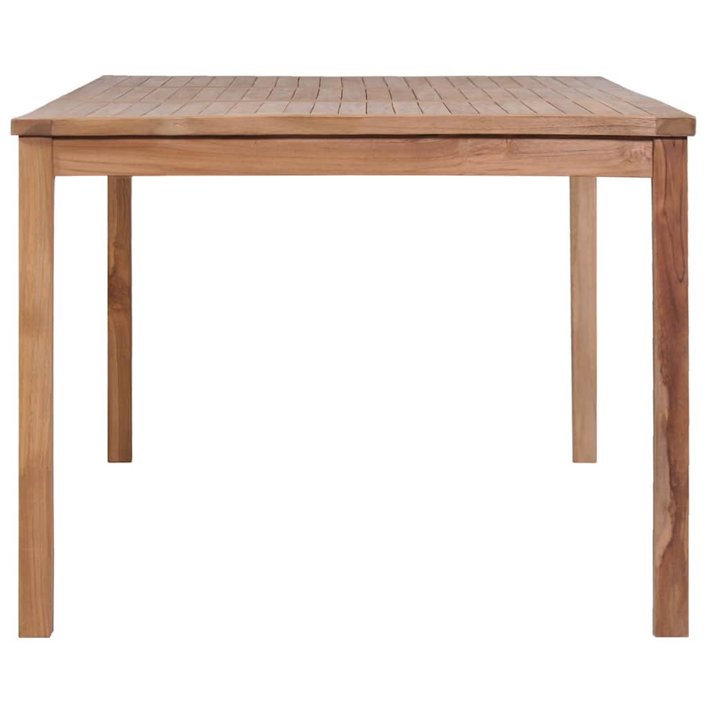 7-teiliges Garten-Ess-Set 200 x 100 cm Massivholz Teak