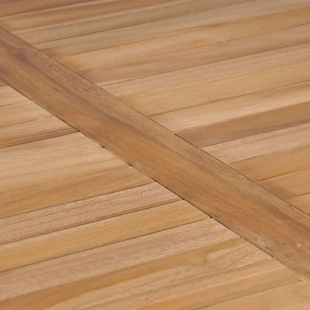 9-teiliges Garten-Ess-Set 200 x 100 cm Massivholz Teak