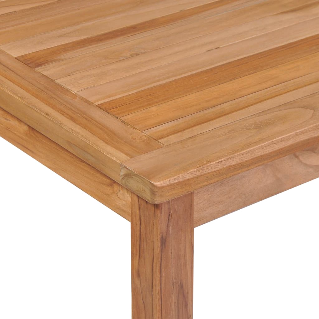 9-teiliges Garten-Ess-Set 200 x 100 cm Massivholz Teak