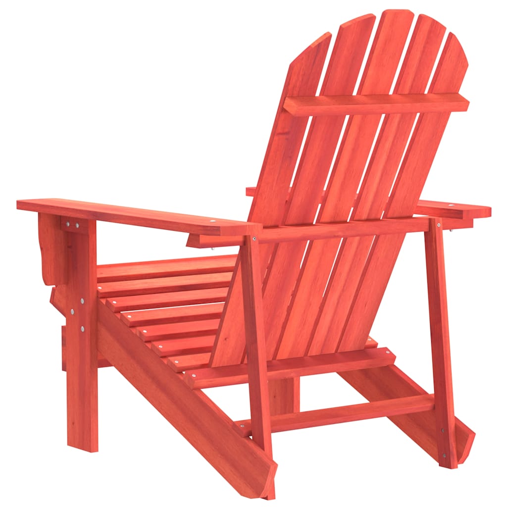 Adirondack-Gartenstuhl Massivholz Tanne Rot