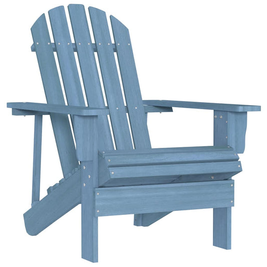 Adirondack-Gartenstuhl Massivholz Tanne Blau