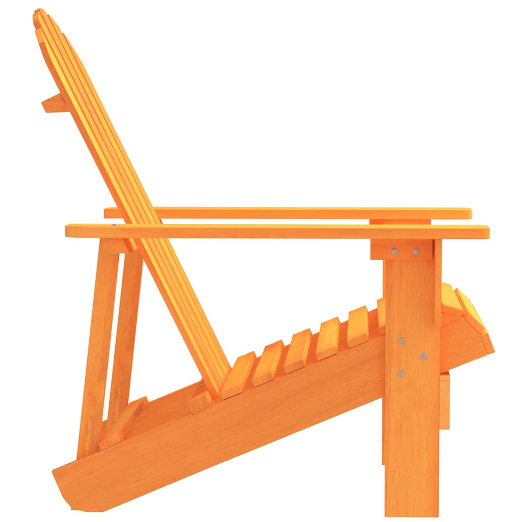 Adirondack-Gartenstuhl Massivholz Tanne Orange