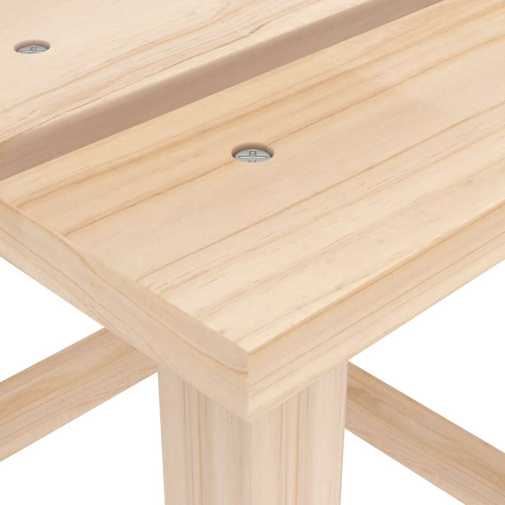 Adirondack-Gartenstuhl mit Fußstütze & Tisch Massivholz Tanne